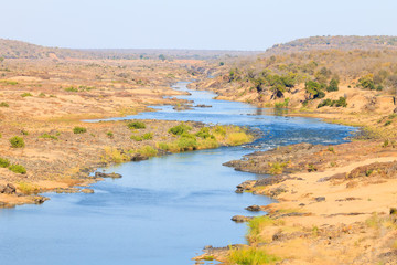 Olifants River panorama from Satara camp viewpoint, Kruger National Park