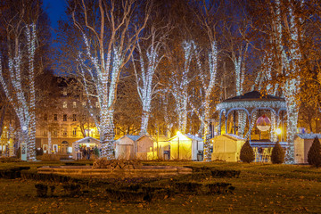 Zagreb photo shot at Advent time
