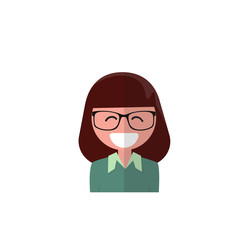 Profile Icon Female Avatar, Woman Cartoon Portrait, Casual Person Flat Vector Illustration