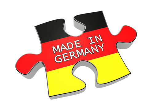 German puzzle from flags