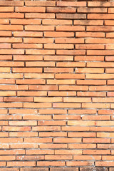 Old orange brick wall