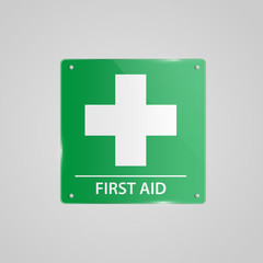 First Aid Sign Illustration