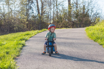 Child Riding a Bike