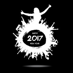 Happy New Year 2017 from the cheering fans.