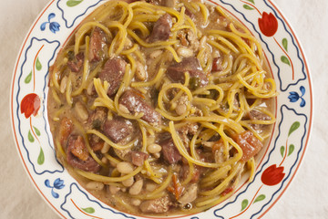 Tallarines A La Catalana, Catalan style noodles