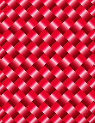 Fototapeta na wymiar Abstract red wicker background