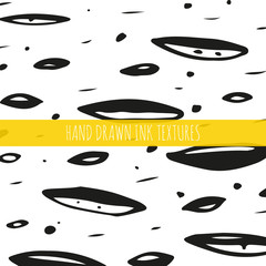 Ink hand drawn textures. Can be uses for wallpaper, background of web page, scrapbooking, party decorations, t-shirt designs, cards, prints, postcards, posters, invitations, packaging and so on.
