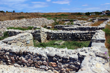 Ancient Greek city Tauric Hersonissos in Sevastopol, Crimea