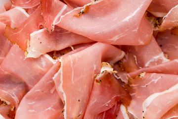 Prosciutto di Parma or Parma Ham. Window Light. Soft Focus