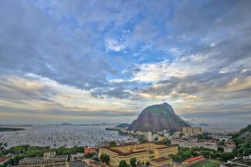 Sugarloaf mountain from an unusual point of view