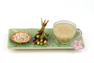 Job's tears boil, dessert of Thailand medicinal properties.