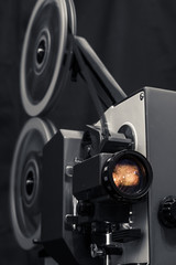 Obraz premium Vintage film projector