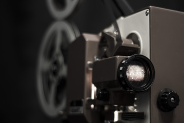 Vintage film projector
