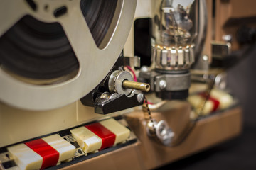 Vintage film projector