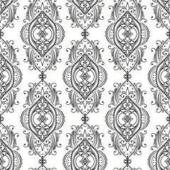 Damask seamless pattern