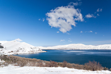 Highland Lake Sevan in Armenia