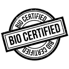 Bio Certified rubber stamp. Grunge design with dust scratches. Effects can be easily removed for a clean, crisp look. Color is easily changed.