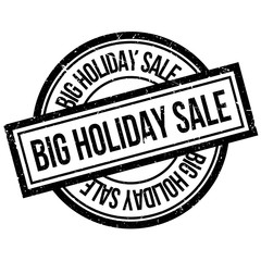 Big Holiday Sale rubber stamp. Grunge design with dust scratches. Effects can be easily removed for a clean, crisp look. Color is easily changed.