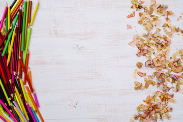 Цветные карандаши рамка