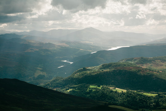 Scenic view in Scottish Highlands