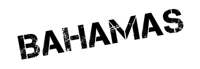 Bahamas rubber stamp. Grunge design with dust scratches. Effects can be easily removed for a clean, crisp look. Color is easily changed.