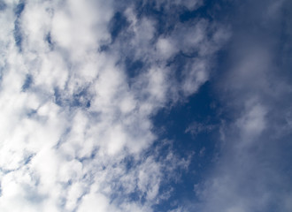 clouds on blue sky