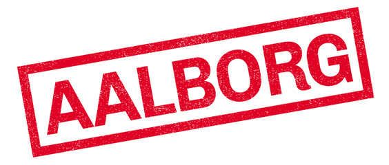 Aalborg rubber stamp. Grunge design with dust scratches. Effects can be easily removed for a clean, crisp look. Color is easily changed.