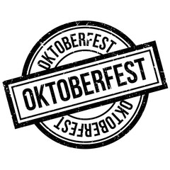 Oktoberfest rubber stamp. Grunge design with dust scratches. Effects can be easily removed for a clean, crisp look. Color is easily changed.