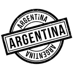 Argentina rubber stamp. Grunge design with dust scratches. Effects can be easily removed for a clean, crisp look. Color is easily changed.