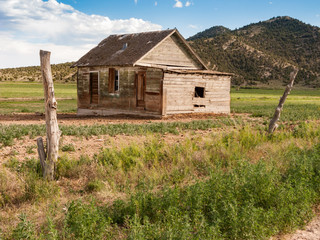 Abandoned House and Barb Wire 2