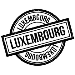 Luxembourg rubber stamp. Grunge design with dust scratches. Effects can be easily removed for a clean, crisp look. Color is easily changed.