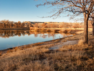 A Rusty Colored Autumn Lake 3