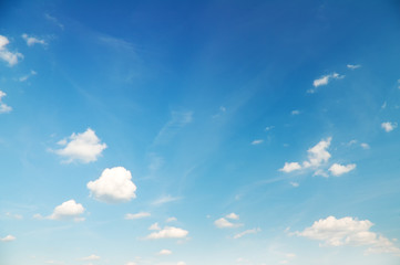 blue cloudy sky background