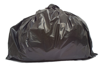 garbage bag isolated on white background