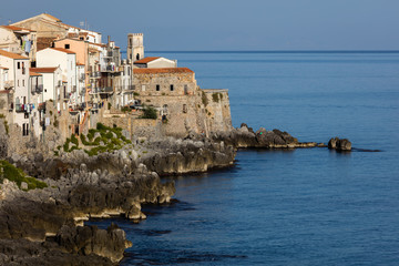 Fototapeta na wymiar Town of Cefalu, Sicily, Italy .