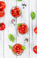 Portion of Diced Tomatoes