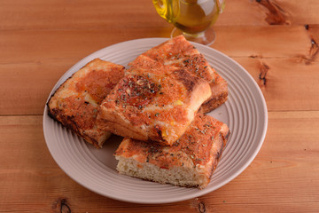 Specialities' Sicilian sfincione