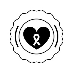 Fototapeta na wymiar Heart icon. Medical health care hospital and emergency theme. Isolated design. Vector illustration