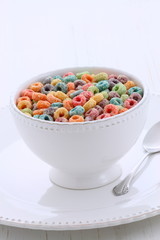 Delicious kids cereal loops