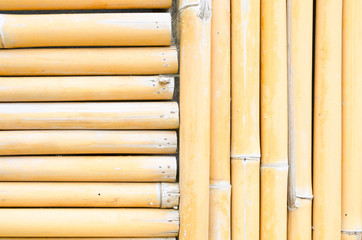 closeup bamboo wall texture and background