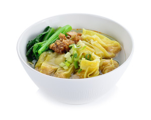 Wonton Soup. pork soup asia food