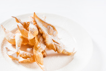 Sweet thin crispy cookies 