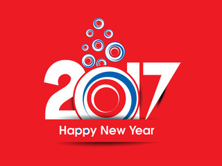 Obraz premium happy new year 2017 abstract background