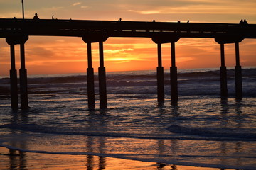 Fototapeta premium Sunset Pier