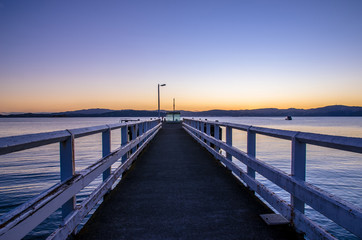 Fototapeta na wymiar Sunshine Bay which is located Wellington Harbour,New Zealand.