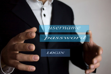Login.Username and Password.Business concept