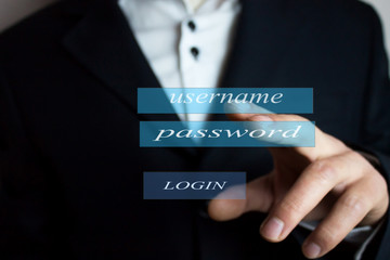 Login.Username and Password.Business concept