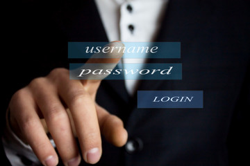 Login.Username and Password.Business concept