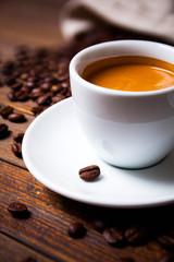 Cup of coffee espresso - 130872953
