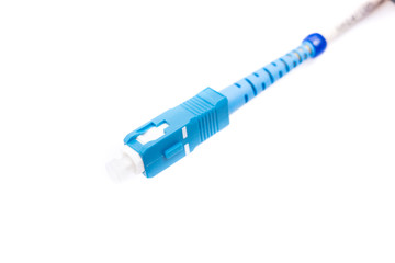 Fototapeta premium Fiber optic cables for network isolated